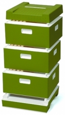 Segeberger kast compleet met extra broedkamer met vaste vliegplank